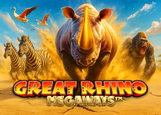 หวยลาวพัฒนาย้อนหลัง Great Rhino Megaways ทดลองเล่นฟรี